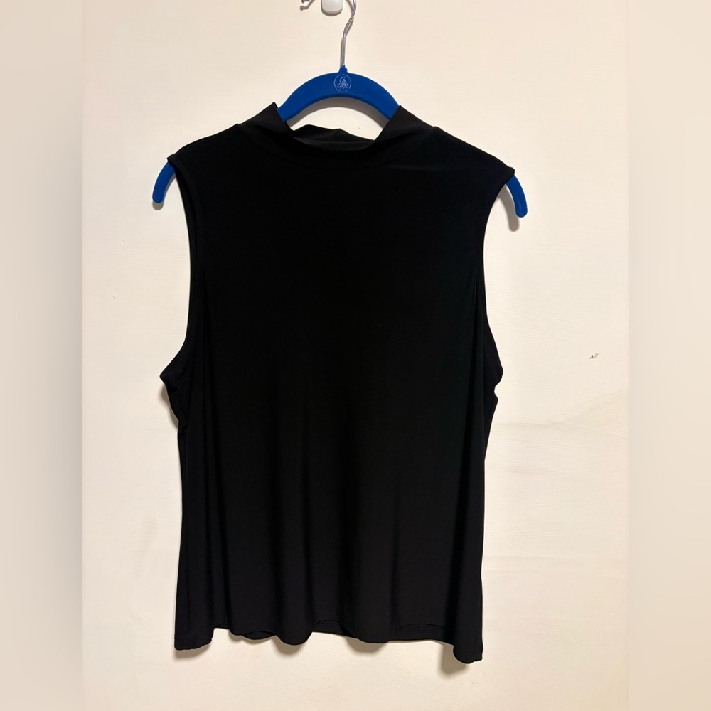 Express Black Sleeveless Mock Neck Tank